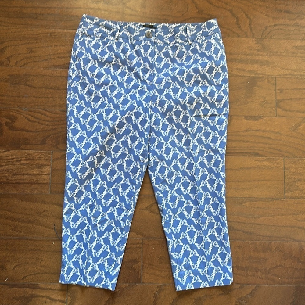 Talbots Butterfly Capri Ankle Pants